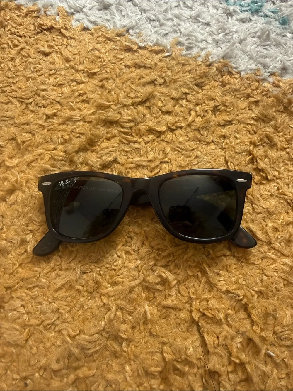 Ray-Ban Original RB2140 Wayfarer Tortoiseshell & Green Lens Sunglasses